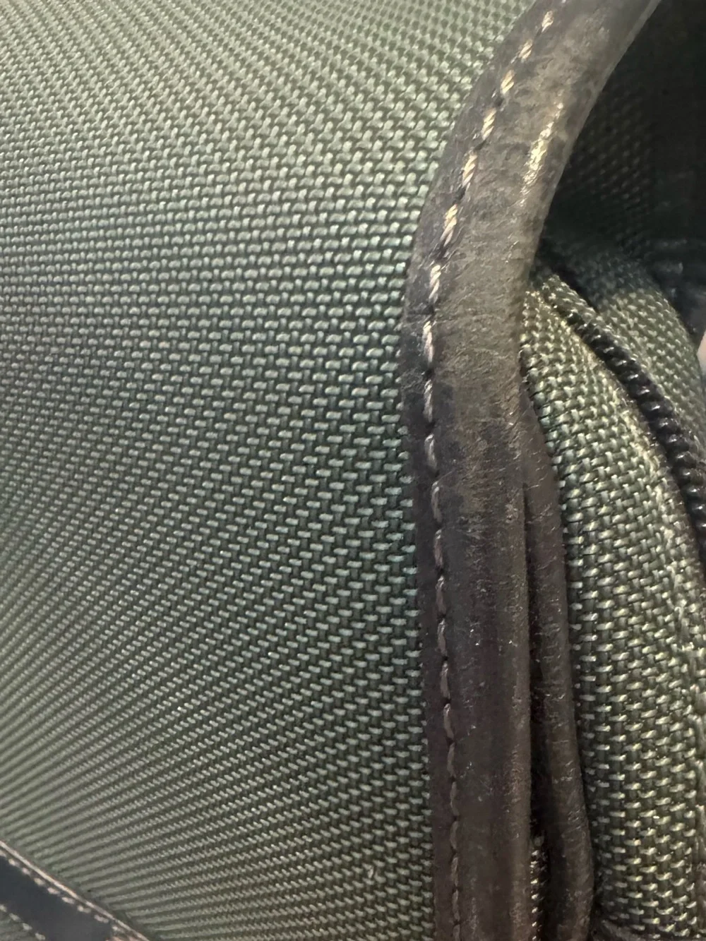 Vintage Samsonite Dark Green Laptop Messenger Crossbody Bag